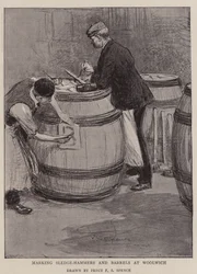 Marking Sledge-Hammers and Barrels at Woolwich